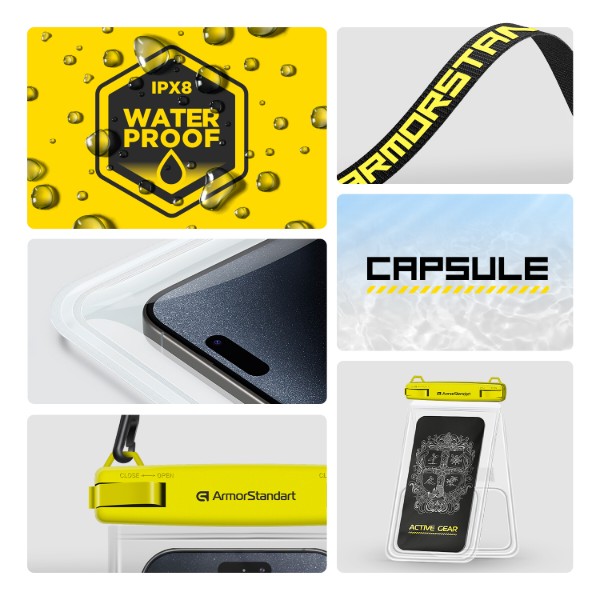 Фото - Чехол для смартфона Armorstandart Сapsule Double Pockets Yellow (ARM84416)